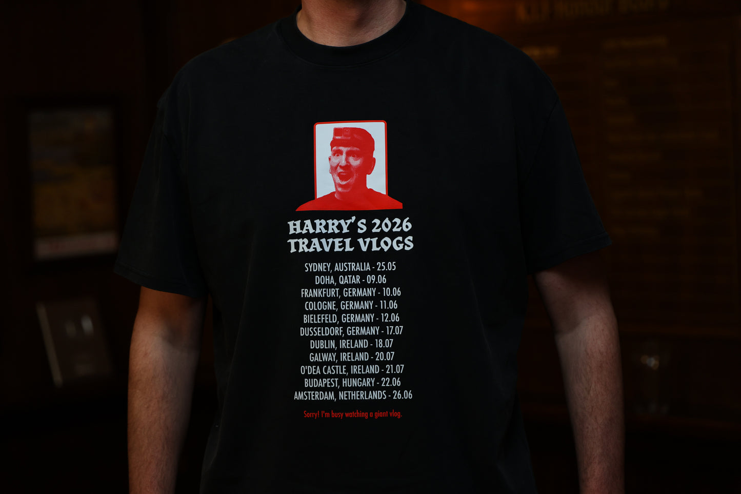 Harry's 2026 Vlog Tee