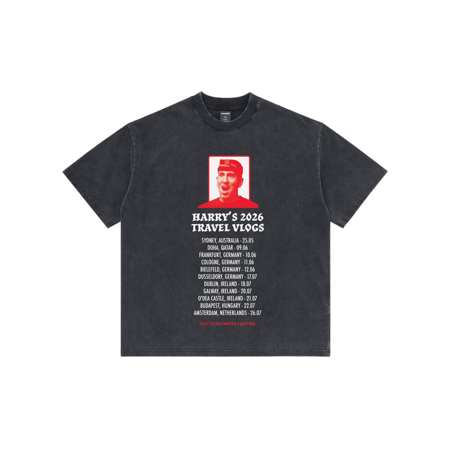 Harry's 2026 Vlog Tee